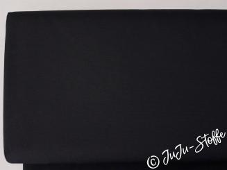 Baumwolle Popeline uni schwarz 