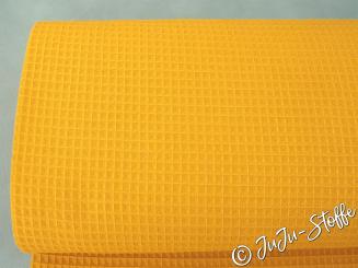 Waffel-Pique ocker Öko-Tex 