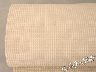 Waffel-Pique champagner Öko-Tex 