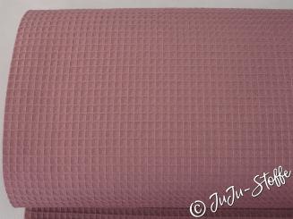 Waffel-Pique mauve Öko-Tex 