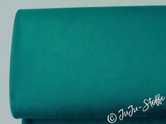 Wildlederimitat Stretch blaugrün 