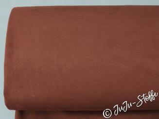 Wildlederimitat Stretch kupfer 