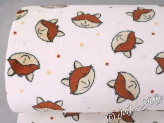 Kuschelfleece Fuchs offwhite 