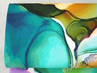 French Terry Batik grün 