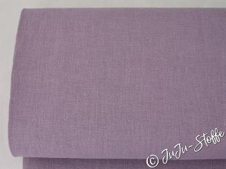 Leinen uni mauve 