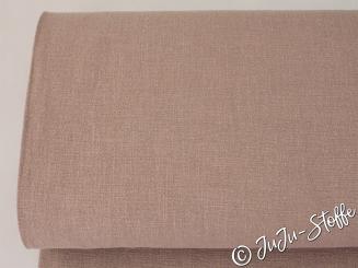 Leinen uni taupe 