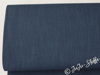 Leinen uni navy 