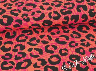 French Terry Leo orange/pink 