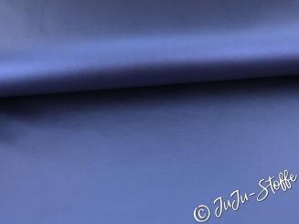 Kunstleder uni royalblau metallic 