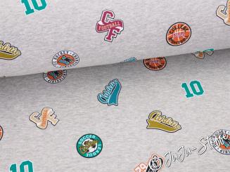 Sweat College Patches grau Oeko-Tex® 