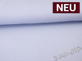 Ripp-Jersey Streifen hellblau Oeko-Tex® 