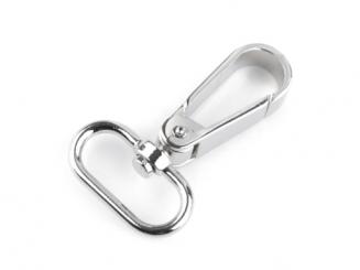 Karabiner mit Metalldurchzug, 25mm 