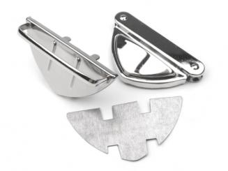 Mappenschloss breit, silberfarben 