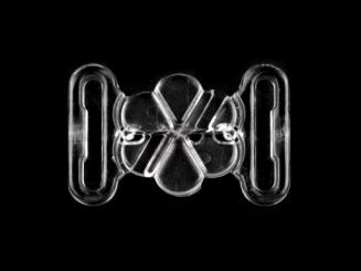 Bikini Verschluss Kunststoff transparent 