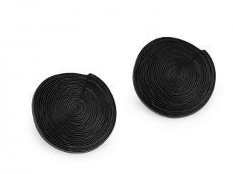 Knopf Spirale schwarz 34mm 