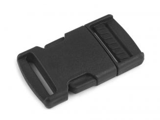 Steckschnalle 25mm schwarz 