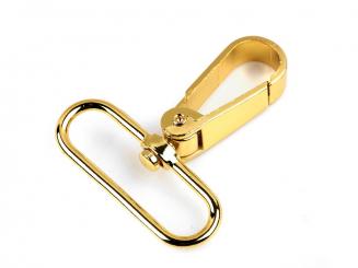 Karabiner drehbar 39mm goldfarben 