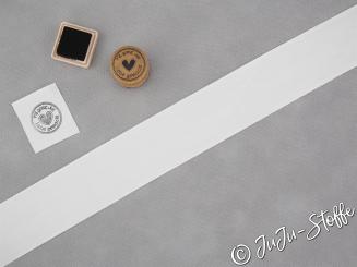 Köperband 50mm weiß 