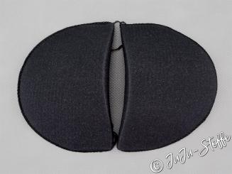 Schulterpolster schwarz, 14mm, 2er Set 