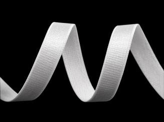 Träger-Gummi Satin weiß 12mm 