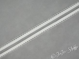 Träger-Gummi weiß 13mm 