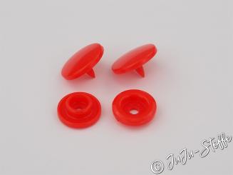 15er Set Kam Snaps rund rot 