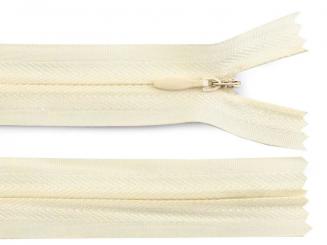 Reißverschluss nahtverdeckt 30cm creme 