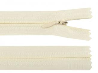 Reißverschluss nahtverdeckt 50cm creme 