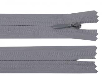 Reißverschluss nahtverdeckt 50cm grau 
