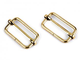 Gurtversteller Metall 25mm goldfarben 