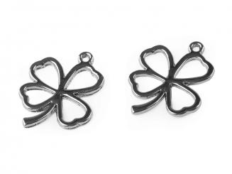 Anhänger Kleeblatt onyx 