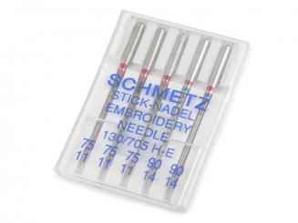 Nähmaschinennadeln Schmetz Sticknadeln 75 - 90 
