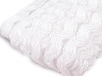 Zackenlitze 5mm weiß 