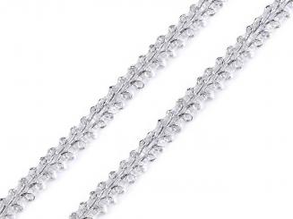 Leonische Borte silber 7mm 