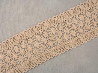 Klöppelspitze 10cm breit sand 