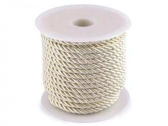 Kordel mit Glanz creme 