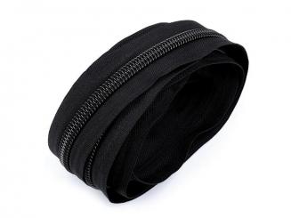 Endlos Reißverschluss spiralförmig 10mm schwarz 