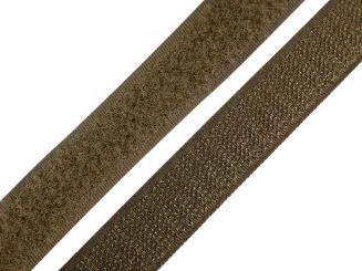 Klettverschluss komplett Breite 20mm khaki 