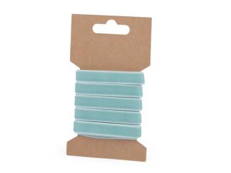 Samtband hellblau 3m, 9mm breit 