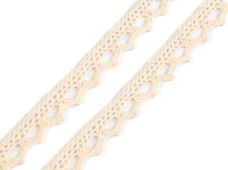 Klöppelspitze 11mm breit, creme 