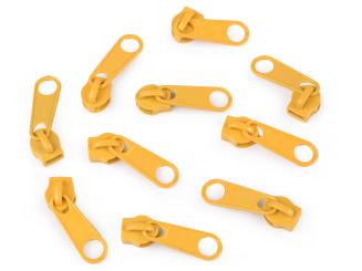 Zipper für Endlos-Reißverschluss 5mm gelb 