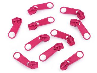 Zipper für Endlos-Reißverschluss 5mm pink 