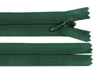 Reißverschluss nahtverdeckt 25cm dunkelgrün 