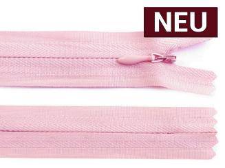 Reißverschluss nahtverdeckt 35cm rosa 