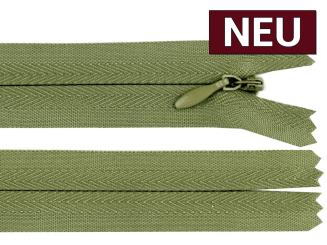Reißverschluss nahtverdeckt 45cm khaki 