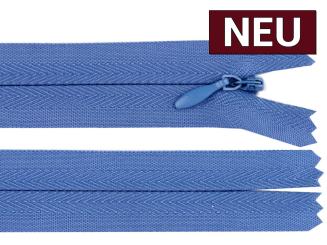Reißverschluss nahtverdeckt 50cm blau 
