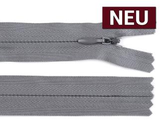 Reißverschluss nahtverdeckt 60cm grau 