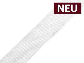 Gurtband mit Glanz offwhite 25mm 