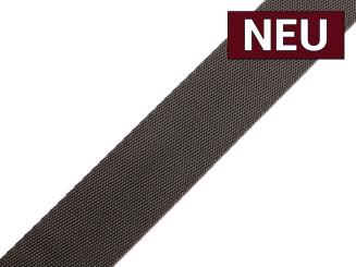 Gurtband mit Glanz anthrazit 25mm 