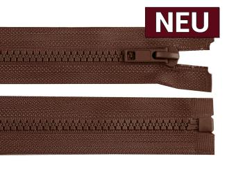 Reißverschluss teilbar 70cm in braun 